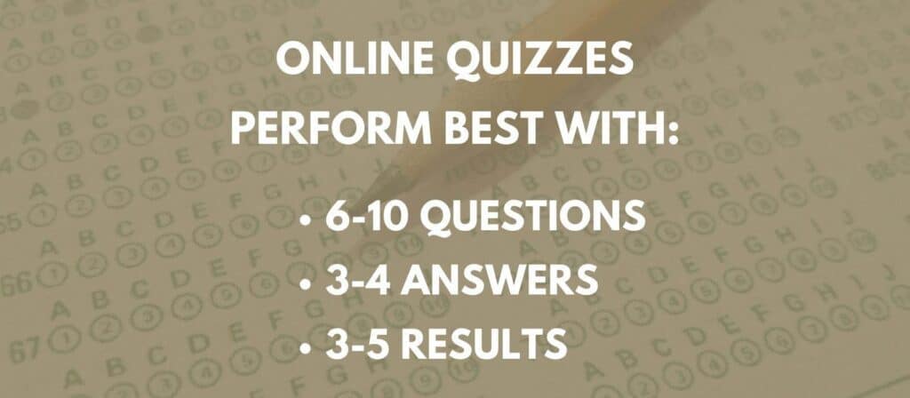 quiz marketing - best practices