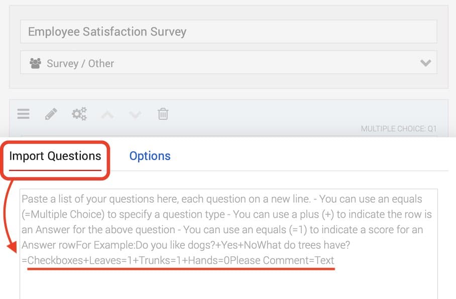 Quiz-Maker import questions