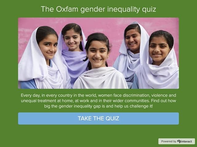 non-profit organizations quiz - oxfam
