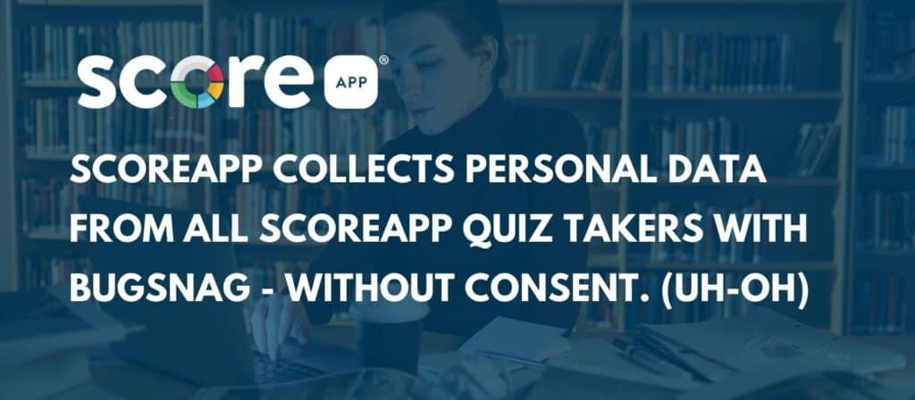 scoreapp review - personal data issues