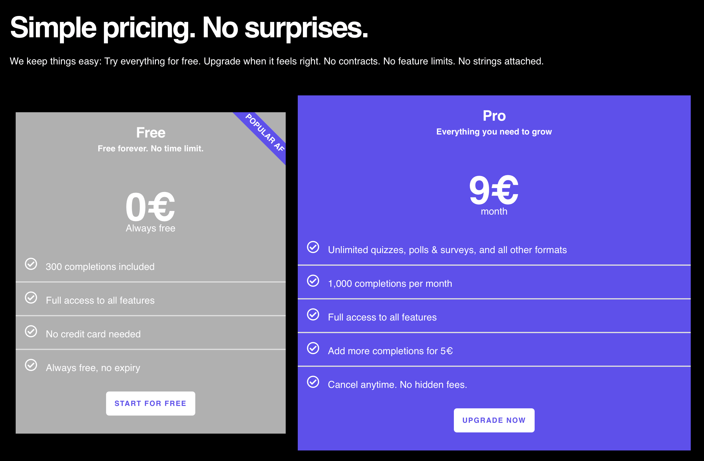 Qzzr pricing